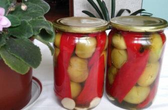 Овочеве асорті з помідорів і перця - рецепт домашньої закрутки